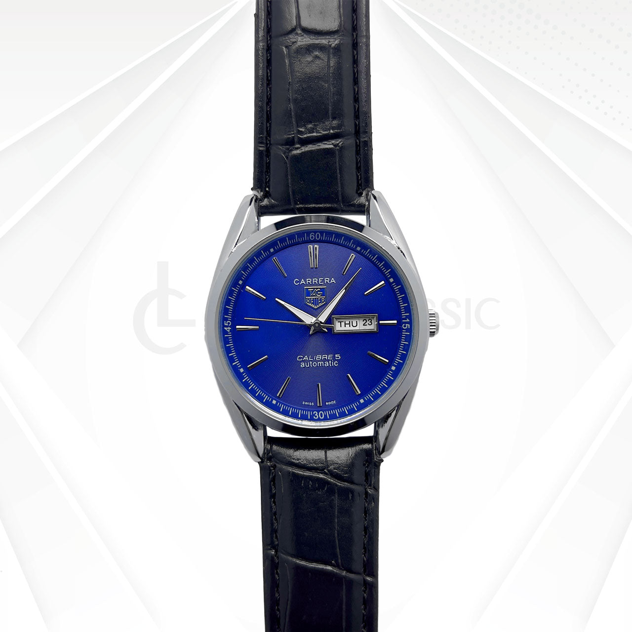 TG HUER Carera Calibre-5 Automatic Blue